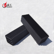 610 * 1220 pvc material rectangular negro contraflujo relleno de torre de enfriamiento